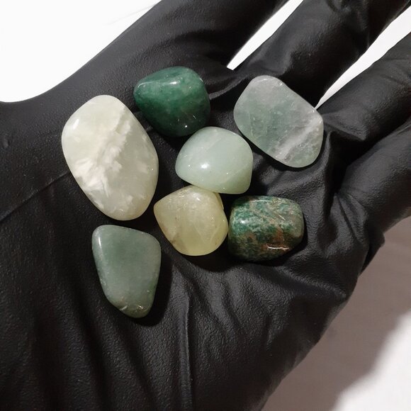 Blue Sodalite, Rose Quartz, Green Aventurine, Orange Aventurine Set - Picture 2 of 5